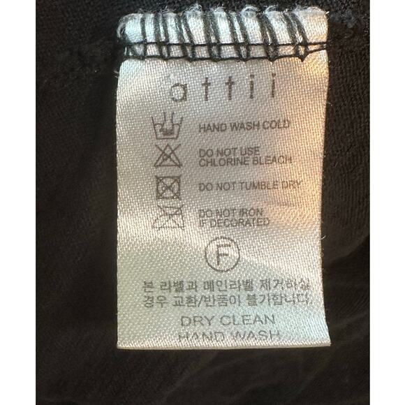 Attii black short sleeves t shirt size M - Picture 4 of 11